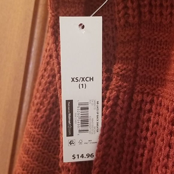 No Boundaries knitted top-sweater brown-orange - Picture 5 of 6